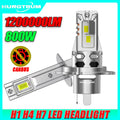 H1 H4 H7 LED CANBUS Bulb Error Free 9003 HB2 1200000LM Super Bright 6000K Motorbike Car Le