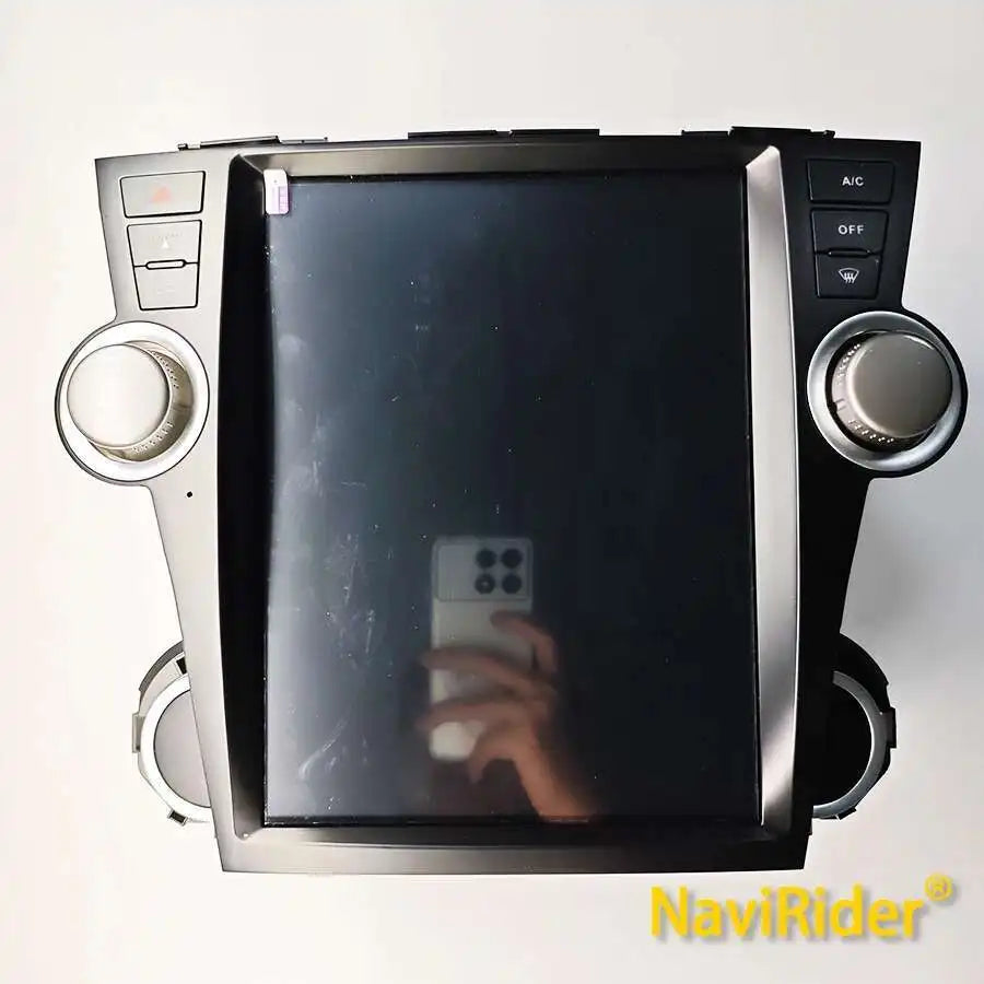 12.1inch Android 15 GPS Navigation Audio For Toyota Highlander 2009 - 2013 Carplay Car Rad