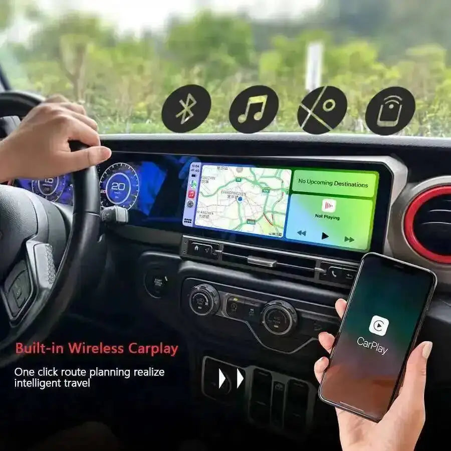 12.3inch Dual Screen Android Car Radio For JEEP Wrangler JL 2018-2022 Multimedia Video Pla | AUTOKITSHOP