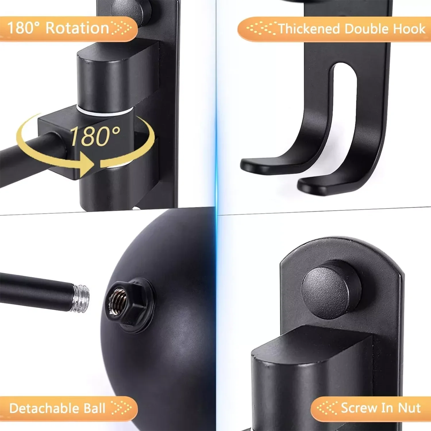 Helmet Wall Mounted Motorcycle Helmet Holder Bracket Motorcycle Equipments & Parts