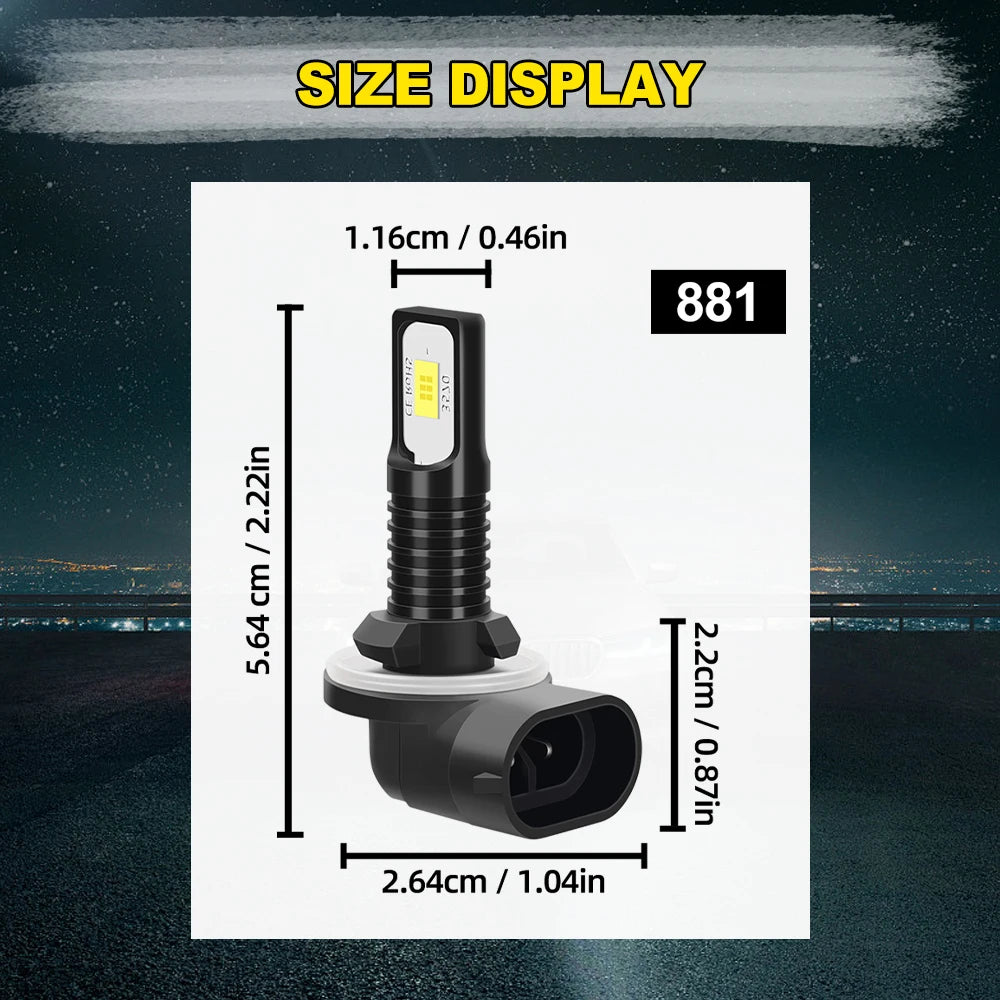 For JD Deere Gator XUV 560E 590E 825i 835E LED Headlight Bulbs, ATV UTV Accessories, 6000K