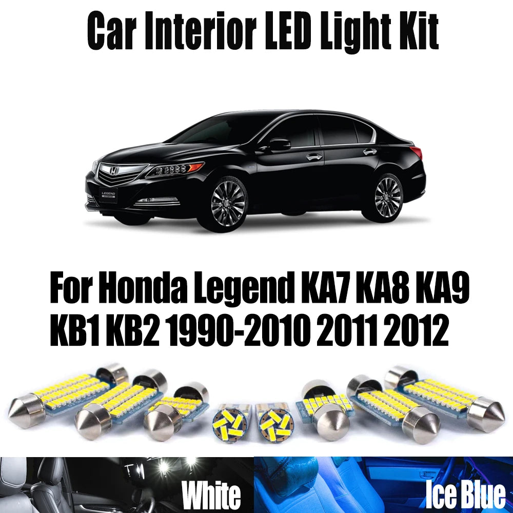 LED Interior Light Kit for Honda Legend KA7 KA8 KA9 KB1 KB2 1990-2008 - Canbus Dome Map Door Trunk Bulbs | AUTOKITSHOP