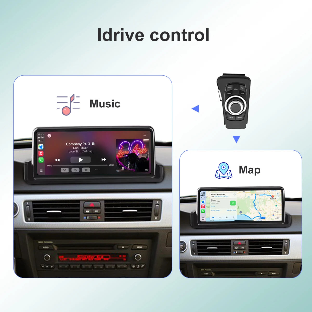 10.25“Wireless Carplay Android auto Multimedia Player Car Radio For BMW 3 Series E90 E91 E | AUTOKITSHOP