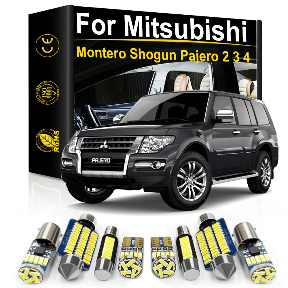 LED Interior Light Kit for Mitsubishi Montero Shogun Pajero 2 3 4 V80 V93 V97 V98 V60 1990-2020 - Canbus Dome Map Doo...