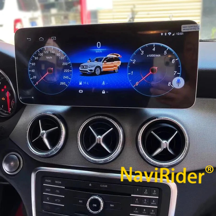 Android 13 Car Multimedia Video Player 12.3inch Qled Screen For Mercedes Benz B Class W245 | AUTOKITSHOP