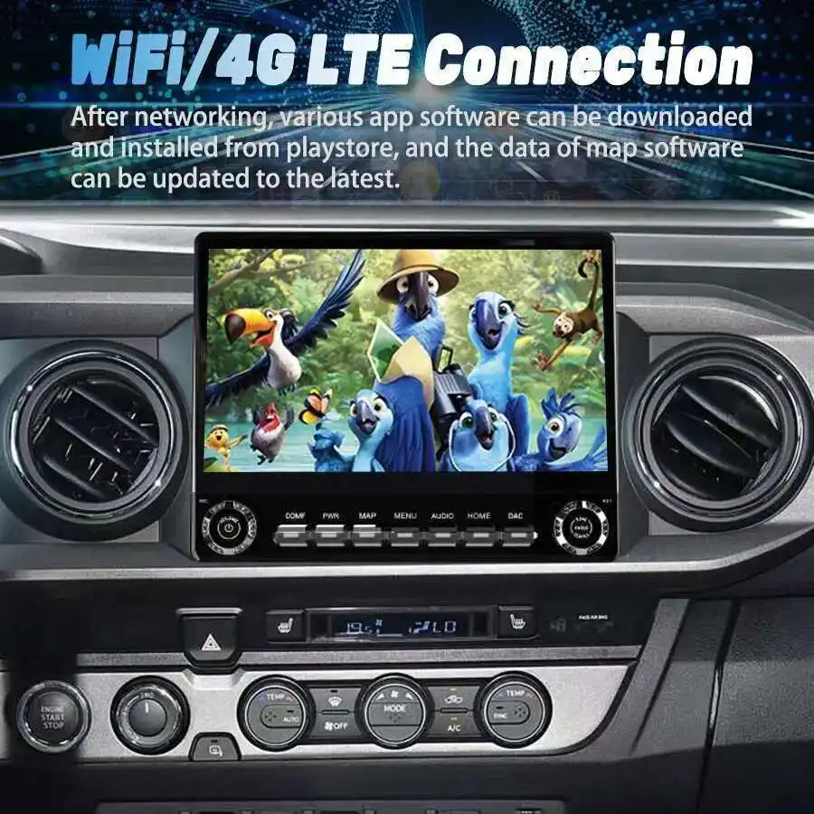 Android 13 For Toyota Tacoma 2014-2022 Multimedia Player Carplay Car GPS Auto Radio Stereo | AUTOKITSHOP