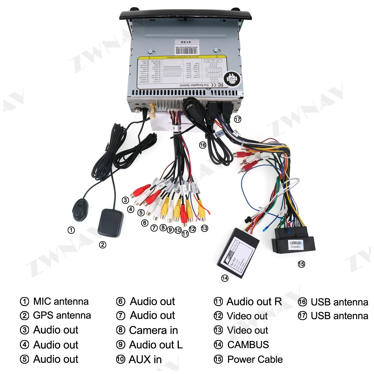 Car Radio Carplay For Fiat Ducato Citroen Jumper Peugeot Boxer Android 14 Car DVD Player G