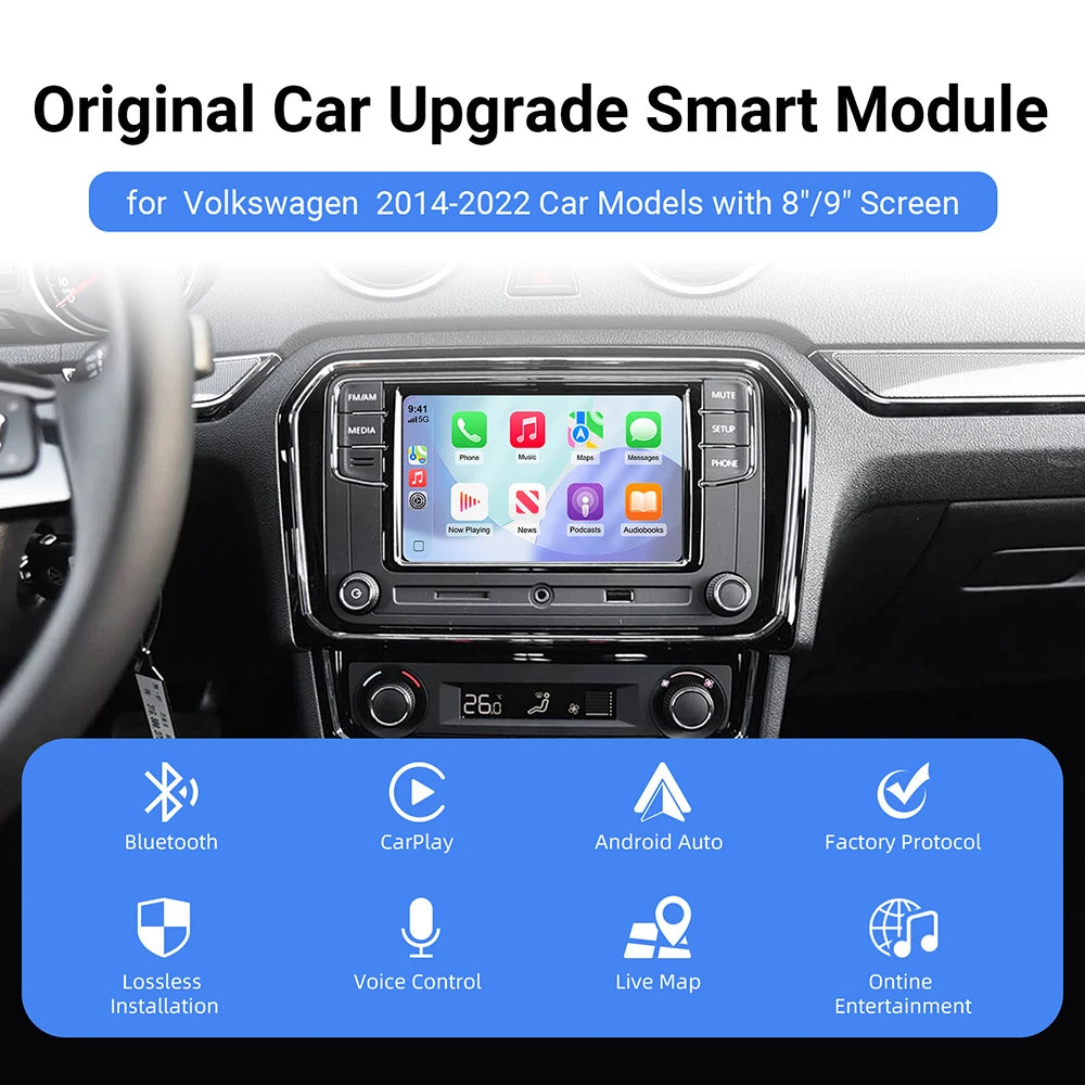 OEM Screen Upgrade Decoder Box Multimedia Interface CarPlay Android Auto Retrofit Kit for