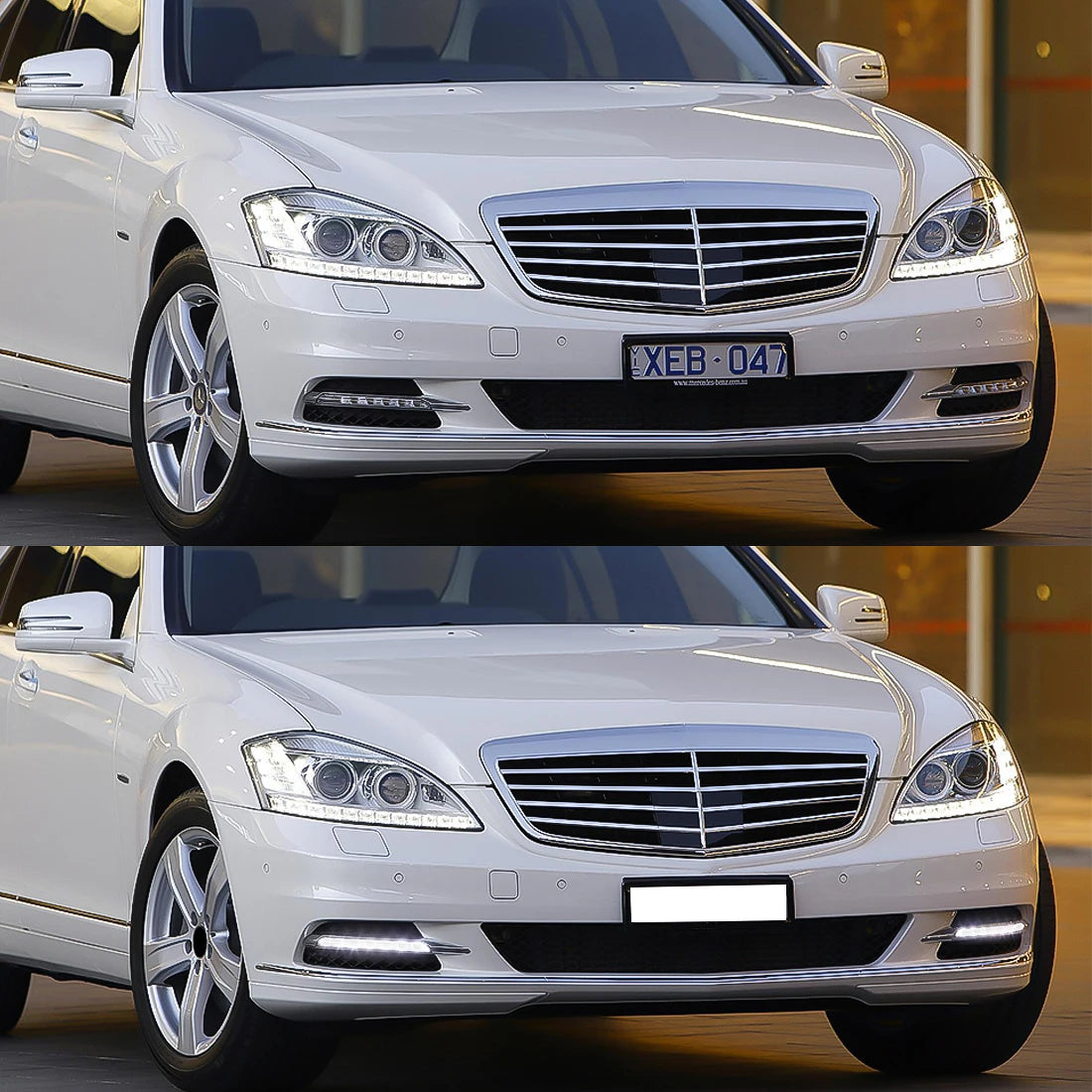 2218201756 2218201856 DRL For Mercedes Benz S-Class W221 S350 S500 C250 C300 LED Daytime R | AUTOKITSHOP