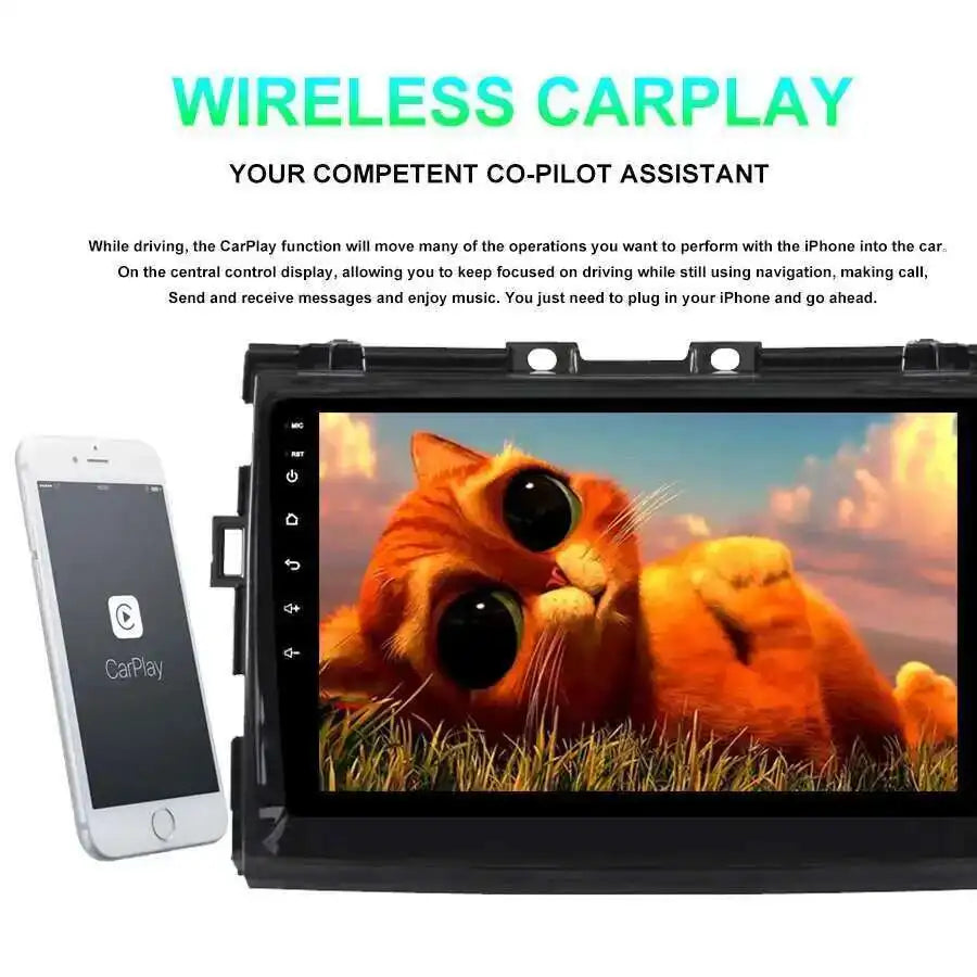 For Toyota Previa 3 III XR50 Estima 2006-2019 Android 14 Car Video Player GPS Radio Tarago