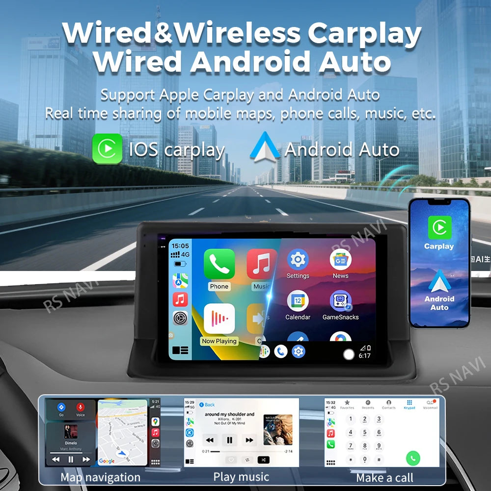 Android 16 For Audi Q3 1 8U 2011 - 2018 2K QLED Android Car Radio Multimedia Video Player