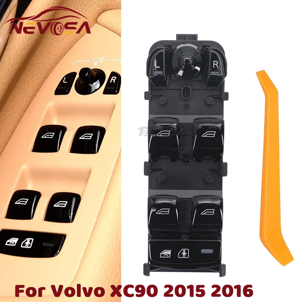 Electric Power Window Switch For Volvo V90 XC90 S90 2015 2016 2017-2020 T6 T5 Fr for Volvo XC90 S90 V90 2017-2020 - Auto