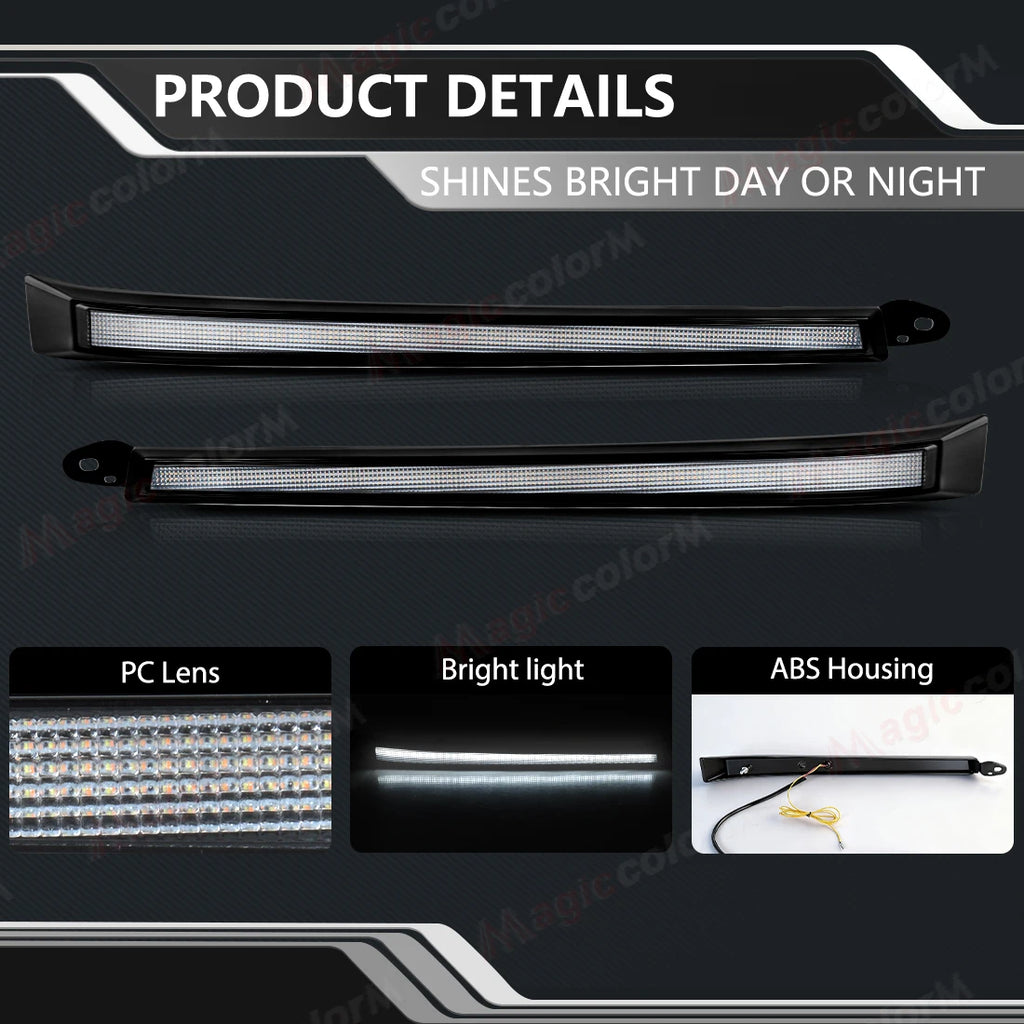 For Toyota Land Cruiser 4500 4700 100 LC100 FZJ100 UZJ100 98-07 Daytime Running Lights LED | AUTOKITSHOP