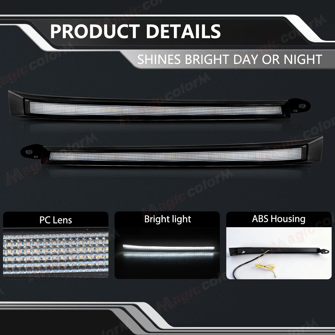 For Toyota Land Cruiser 4500 4700 100 LC100 FZJ100 UZJ100 98-07 Daytime Running Lights LED | AUTOKITSHOP