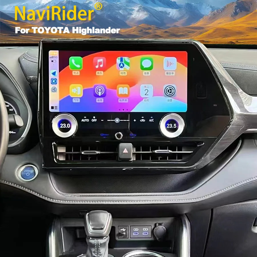 2K HD Screen Android Multimedia Video Player For TOYOTA Highlander CROWN KLUGER CarPlay Au | AUTOKITSHOP
