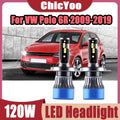 6000K White Front Headlight Canbus No error 3570 CSP Chips 120W High Power LED Headlights
