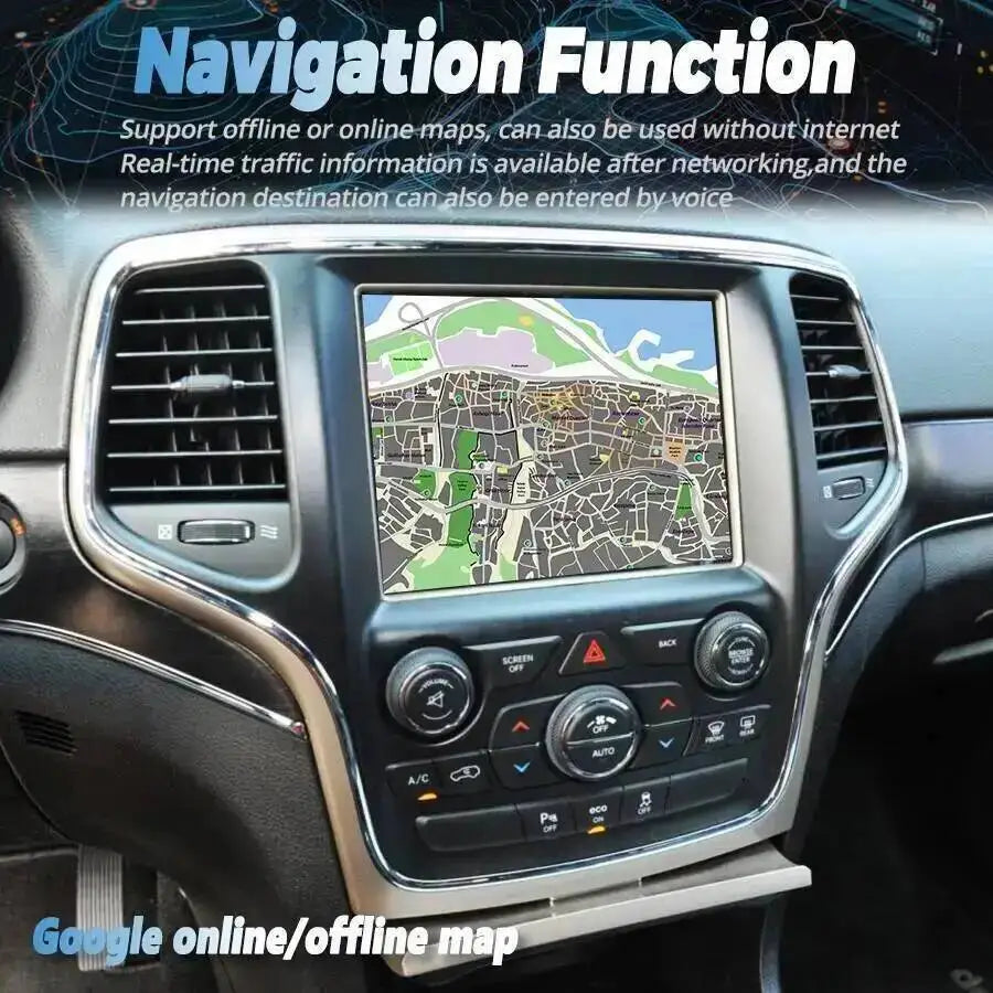 Stereo GPS Autoradio Car Multimedia Video Player For Jeep Grand Cherokee 8.4'' Android 15  | AUTOKITSHOP