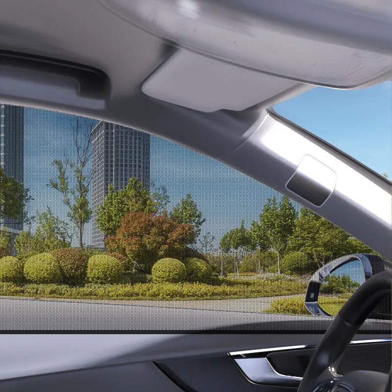 Car Sunshade Curtains Anti-UV Side Window Shades Car Curtains Nti-mosquito Mesh Net Protection R - Automotive LED Light