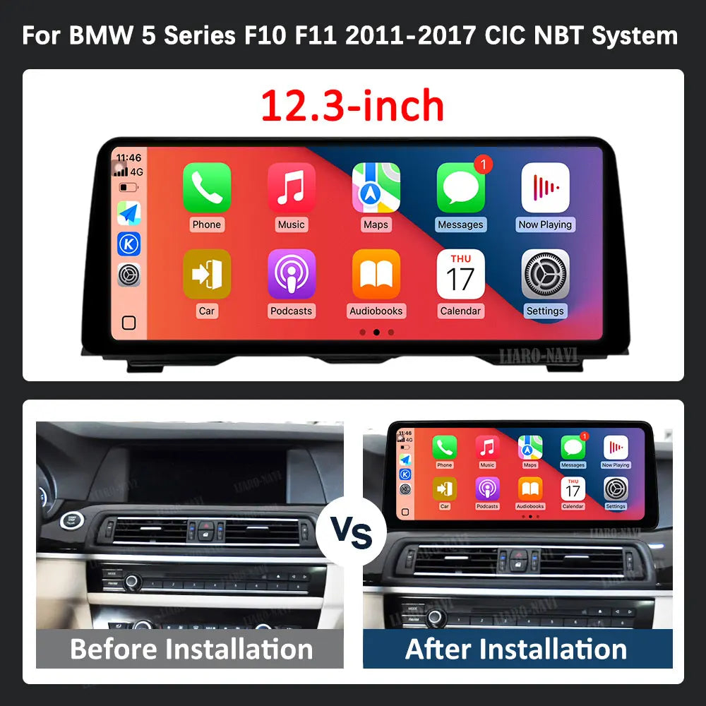 Car Radio Multimedia Player Android 16 for BMW 5 Series F10 F11 2011 - 2017 CIC NBT System