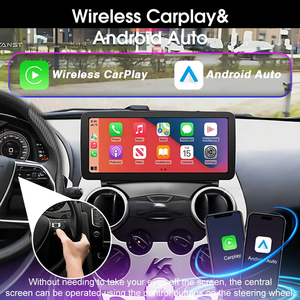9.7 Inch Android 16For Ford Ka K2 2008 2009-2014 Car Radio 5g Wireless Carplay Stereo Mult | AUTOKITSHOP