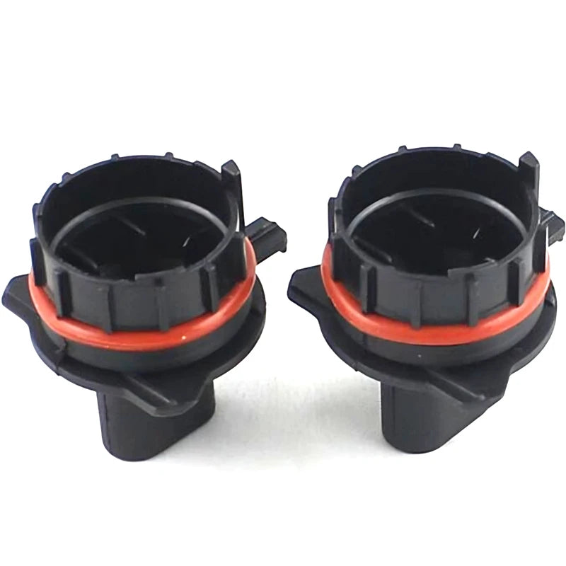 Rockeybright 2pcs H7 hid xenon bulb holder adapter hid lamp base for bmw e39 e60 520 530 7