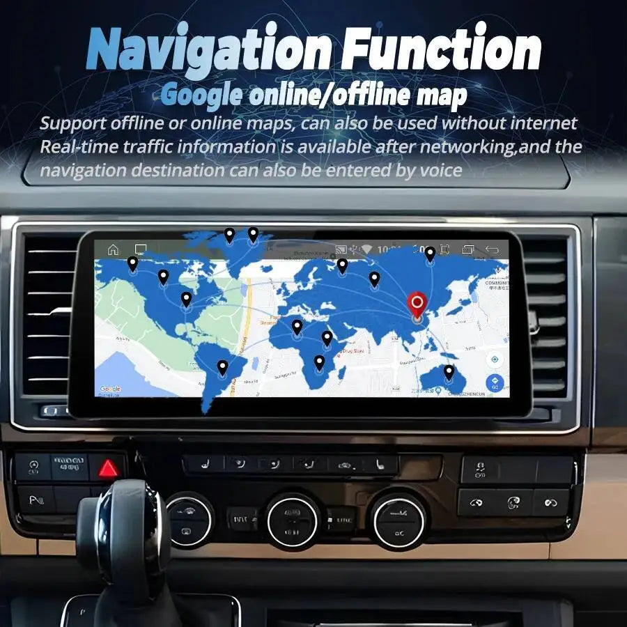 12.3inch For VW Caravelle 6 T6 2015-2020 2Din Radio Stereo Screen Android 14 GPS Multimedi