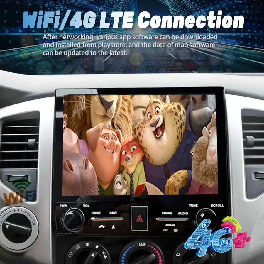 For Toyota Tacoma 2005-2015 Car Radio Multimedia Video Player Carplay Navigation GPS Stere | AUTOKITSHOP