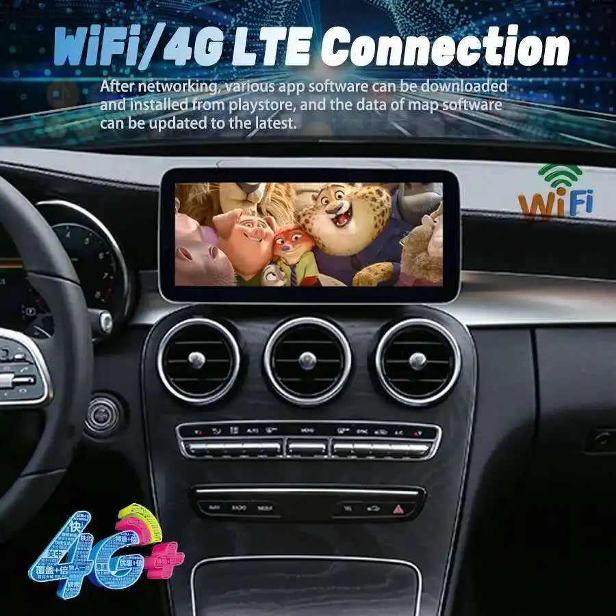 Auto Android 15 Stereo Navi For Benz C CLASS C200 W205 C250 C180 C260 2019 2021 GPS Video  | AUTOKITSHOP