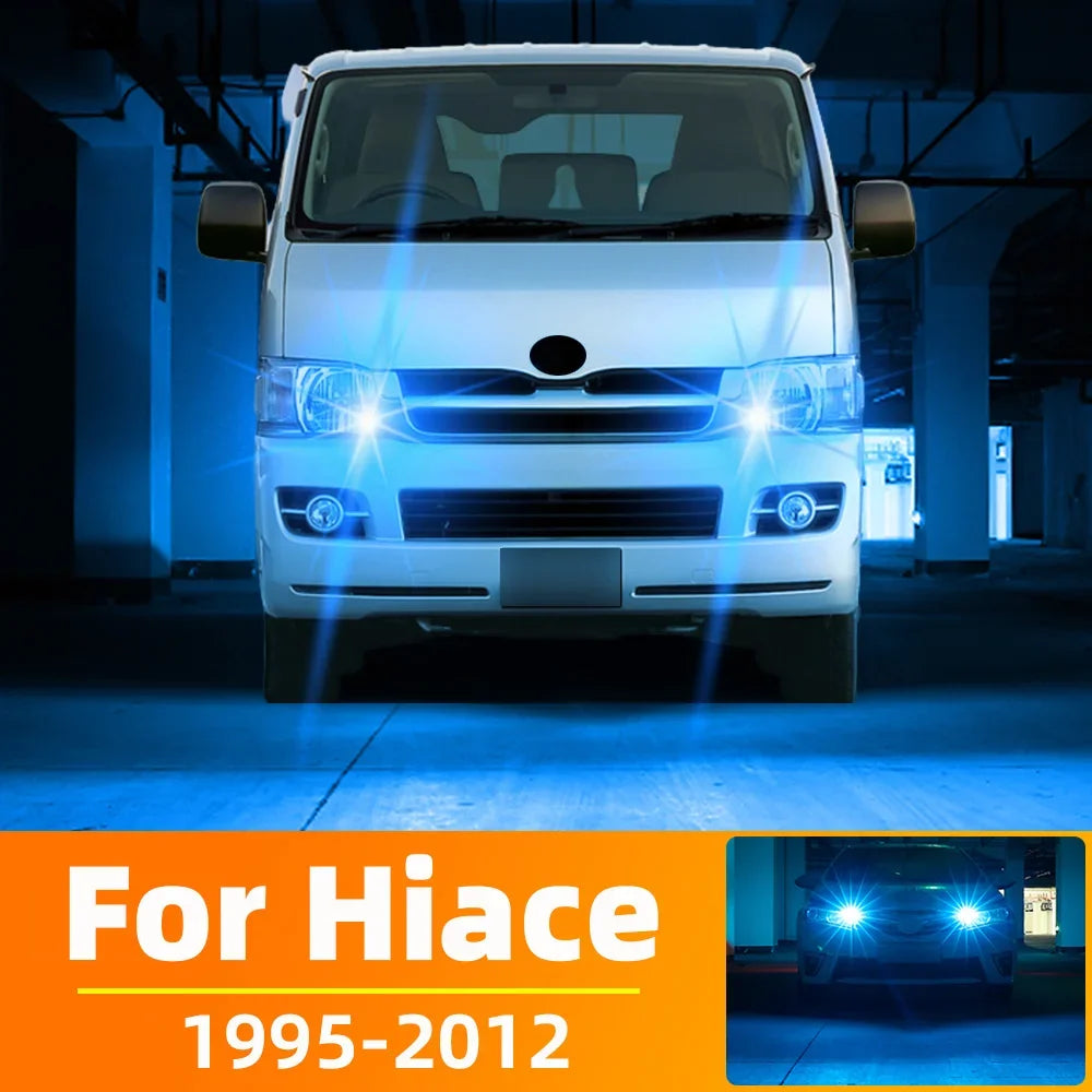 2-Piece LED Interior Light Kit for Toyota Hiace Accessories 1995-2012 - Canbus Dome Map Door Trunk Bulbs | AUTOKITSHOP