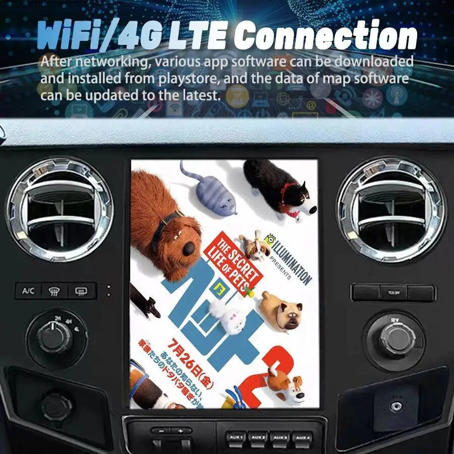 12.1" Android Screen Radio For Ford F250 F350 F450 F650 2008 2016 GPS Carplay Car Multimed | AUTOKITSHOP