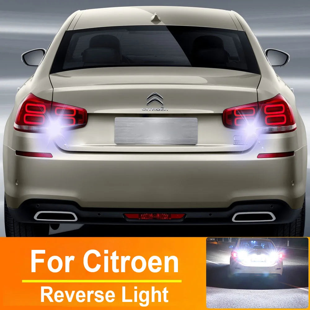 2-Piece LED Interior Light Kit for Citroen C1 C2 C3 C4 C5 C6 Grand Picasso Jumper Saxo Canbus Bulbs - Canbus Error-Fr...