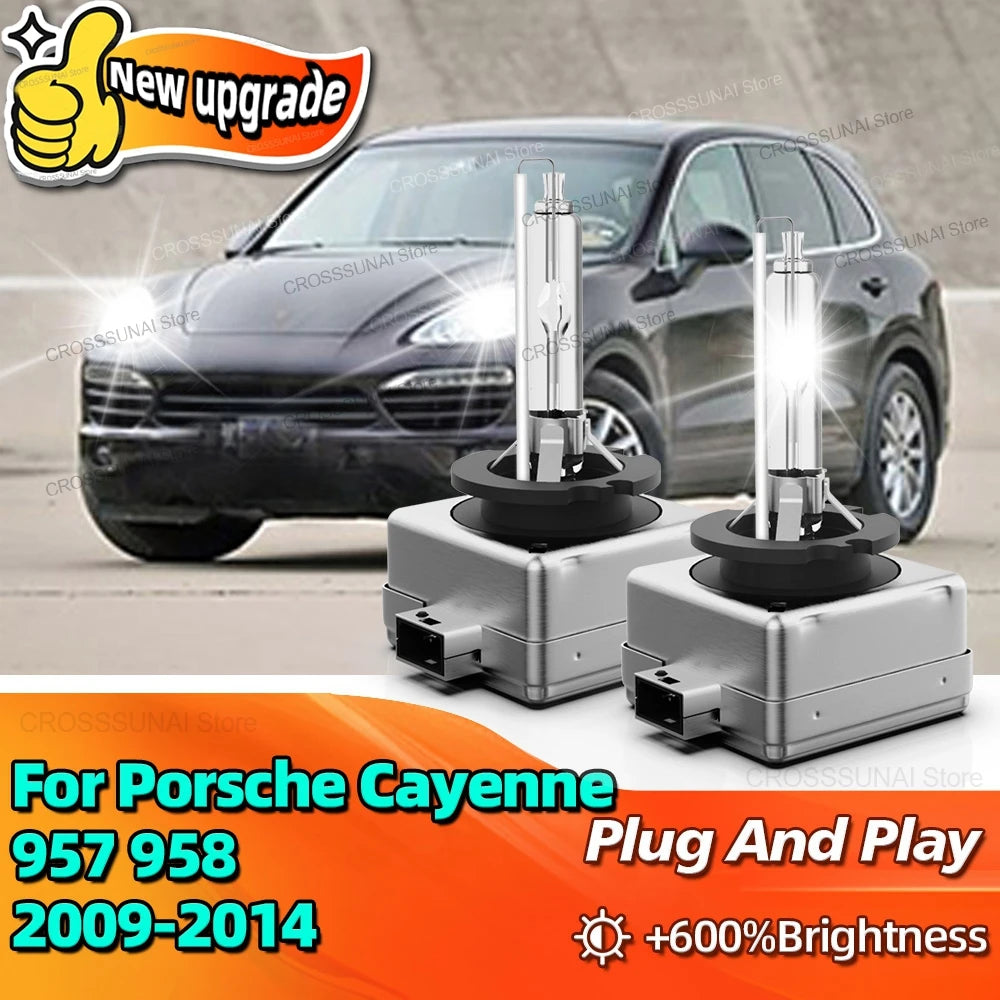 HID D1S 35W Xenon 6000K Auto Headlight Car Bulb Replacement For Porsche Cayenne 957 958 20