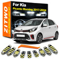 ZITWO 8Pcs For Kia Picanto Morning 2017 2018 2019 2020 2021 2022 2023 2024 LED Bulb Interior Dom - Canbus LED Car Light