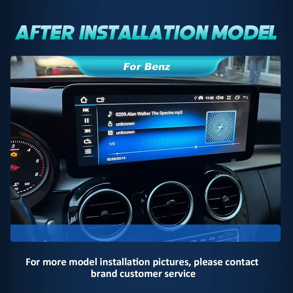 Linux Car Radio Carplay Touch Screen For Mercedes Benz C GLC V A GLA CLA Class W176 X156 C
