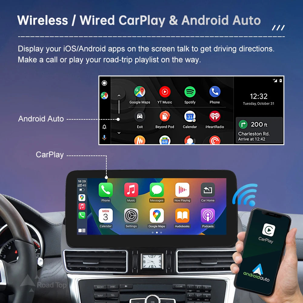Linux Touch Screen Car Radio for Mercedes Benz ML W166 ML350 GL X166 2012-2015 GPS With Ca | AUTOKITSHOP