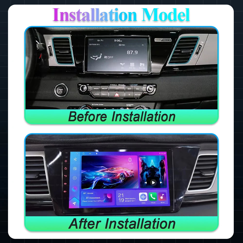 Android 16 For Kia Niro 2016 2017 2018 Car Radio Multimedia Video Player Gps navigation St | AUTOKITSHOP