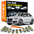 ZITWO 14Pcs LED Interior Dome Reading Light Vanity Mirror Lamp Kit For Audi Q5 8R 2008 2009 2010 - Canbus LED Car Light