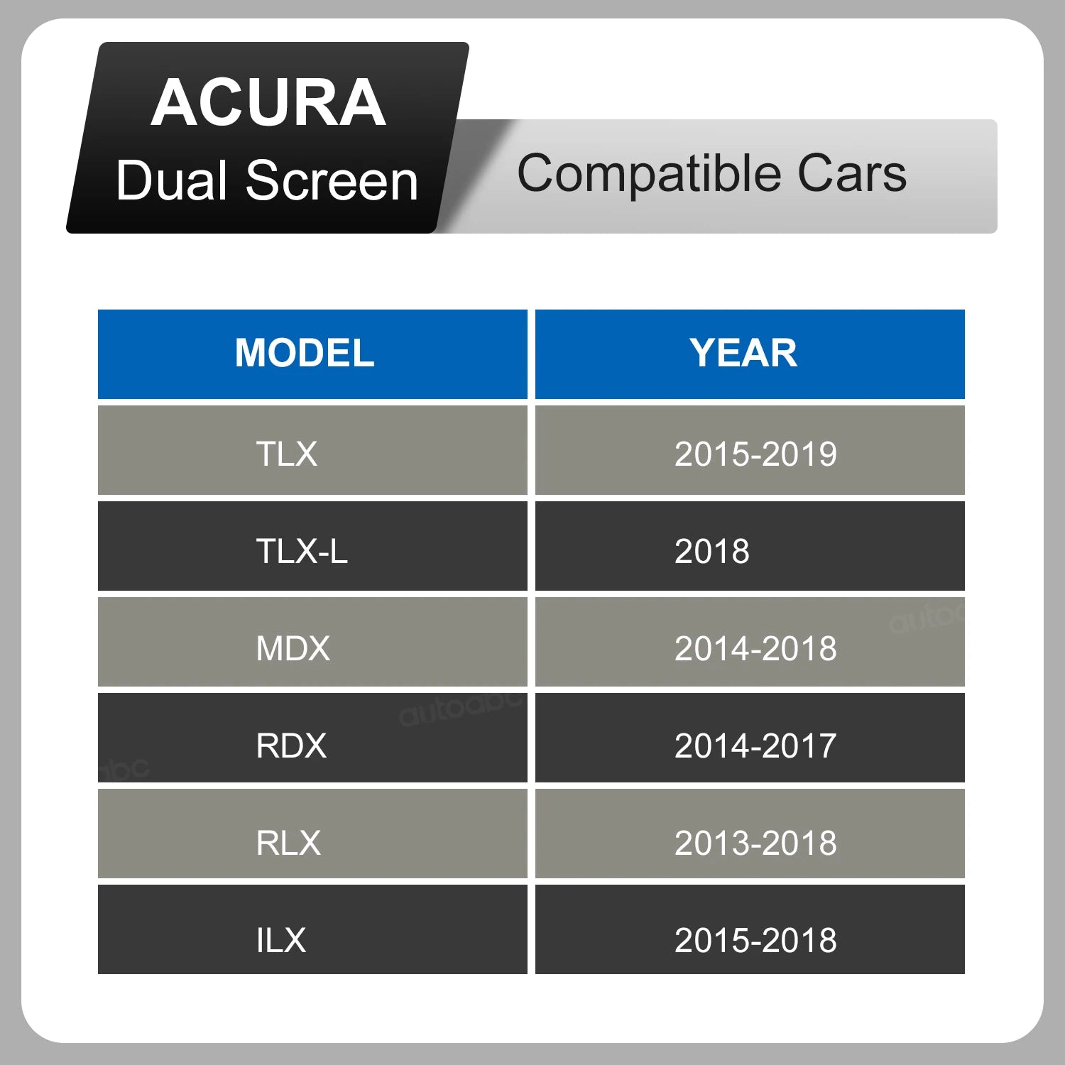 Wireless CarPlay Android Auto For Acura TLX TLX-L MDX RDX RLX ILX 2014-2019 OEM Car Interf | AUTOKITSHOP