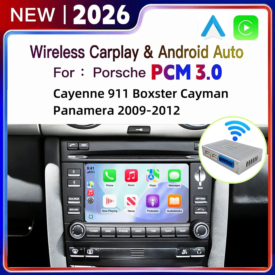 Wireless Carplay Android auto Module For Porsche PCM3.0 Panamera Cayenne Cayman Boxster 91 | AUTOKITSHOP