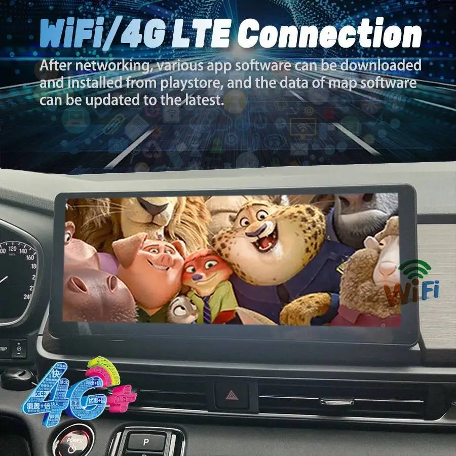 12.3" Screen Car Radio For Honda Odyssey 2022 2023 2024 2025 Carplay Android Auto Multimed