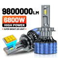 6800W 9800000LM Canbus H4 H7 H1 LED H8 H9 H11 9005 9006 9007 9012 HB3 HB4 Car LED Headligh