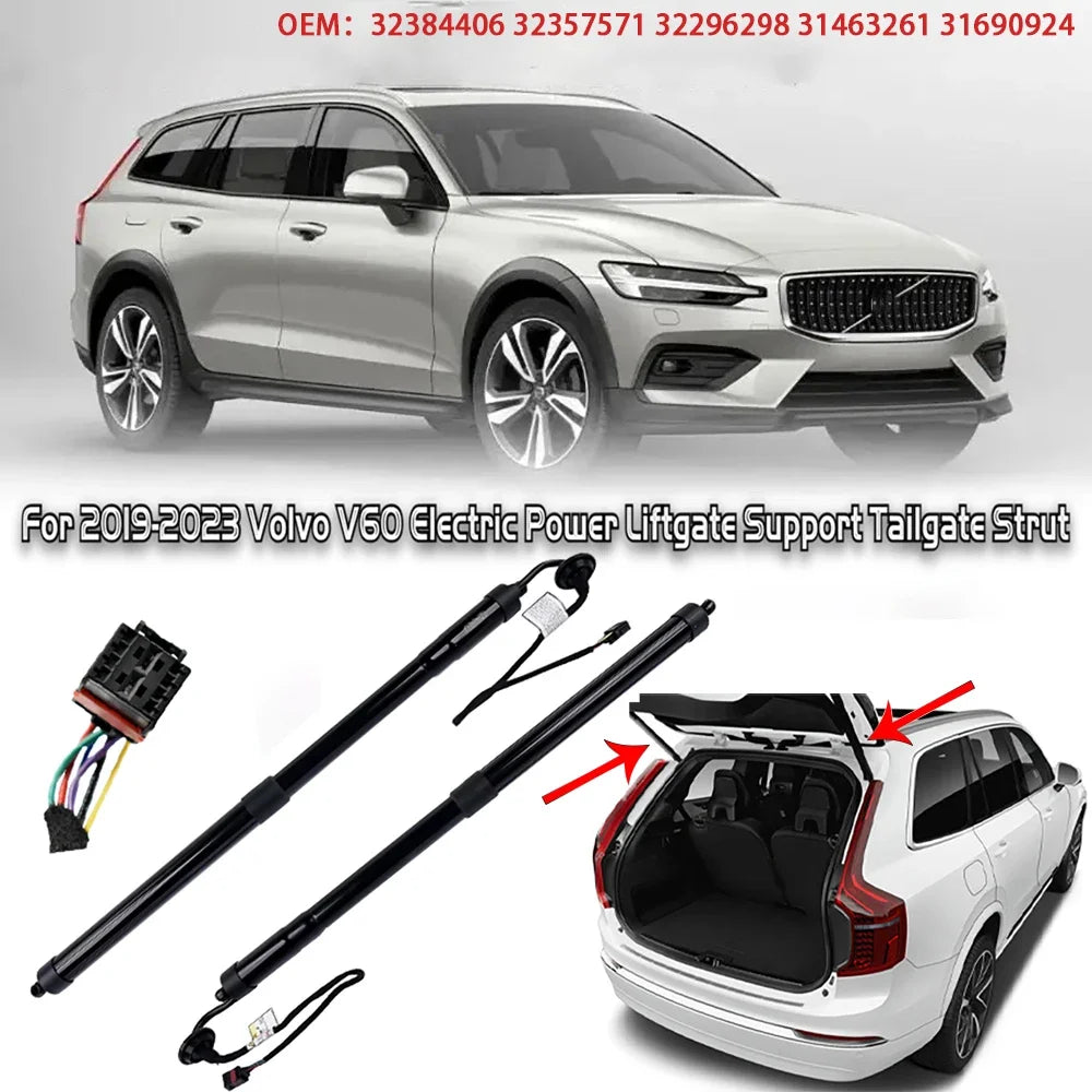 For 2019- Volvo V60 Electric Power Liftgate Support Tailgate Strut OEM：32384406 32357571 3 | AUTOKITSHOP