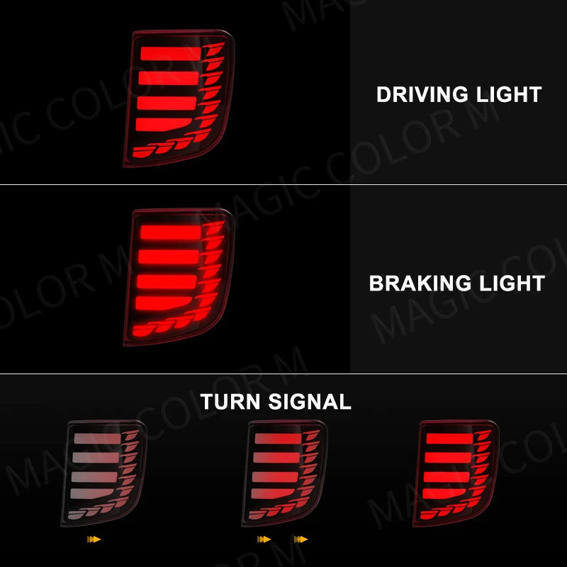 For Toyota Land Cruiser LC200 2008 - 2015 LED Rear Bumper Reflector Warning Brake Light Tu | AUTOKITSHOP