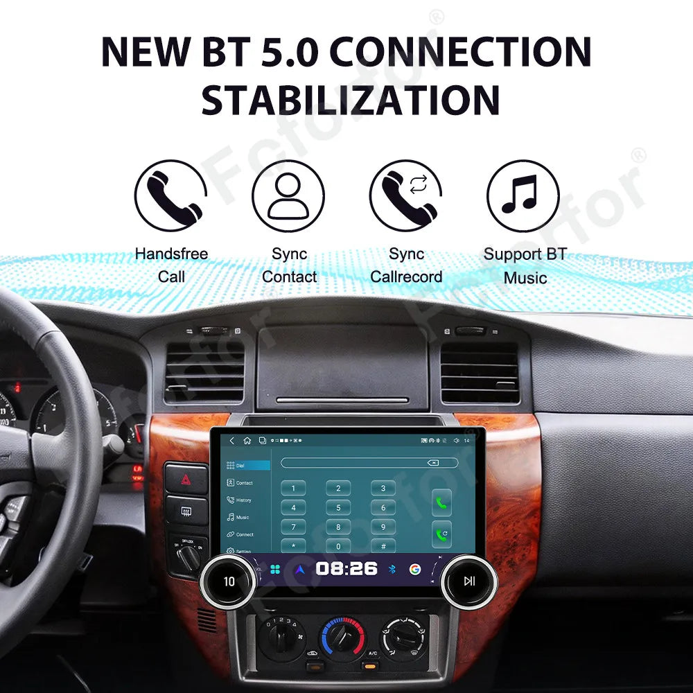 Luxury Vision Pro 11.5 Inch Android 15 Full HD Touch Wireless CarPlay GPS Navi Stereo Head