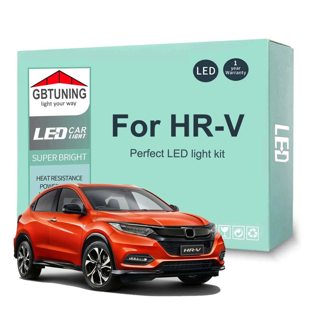 12-Piece LED Interior Light Kit for Honda HR-V HRV - Canbus Error-Free Bulbs | AUTOKITSHOP