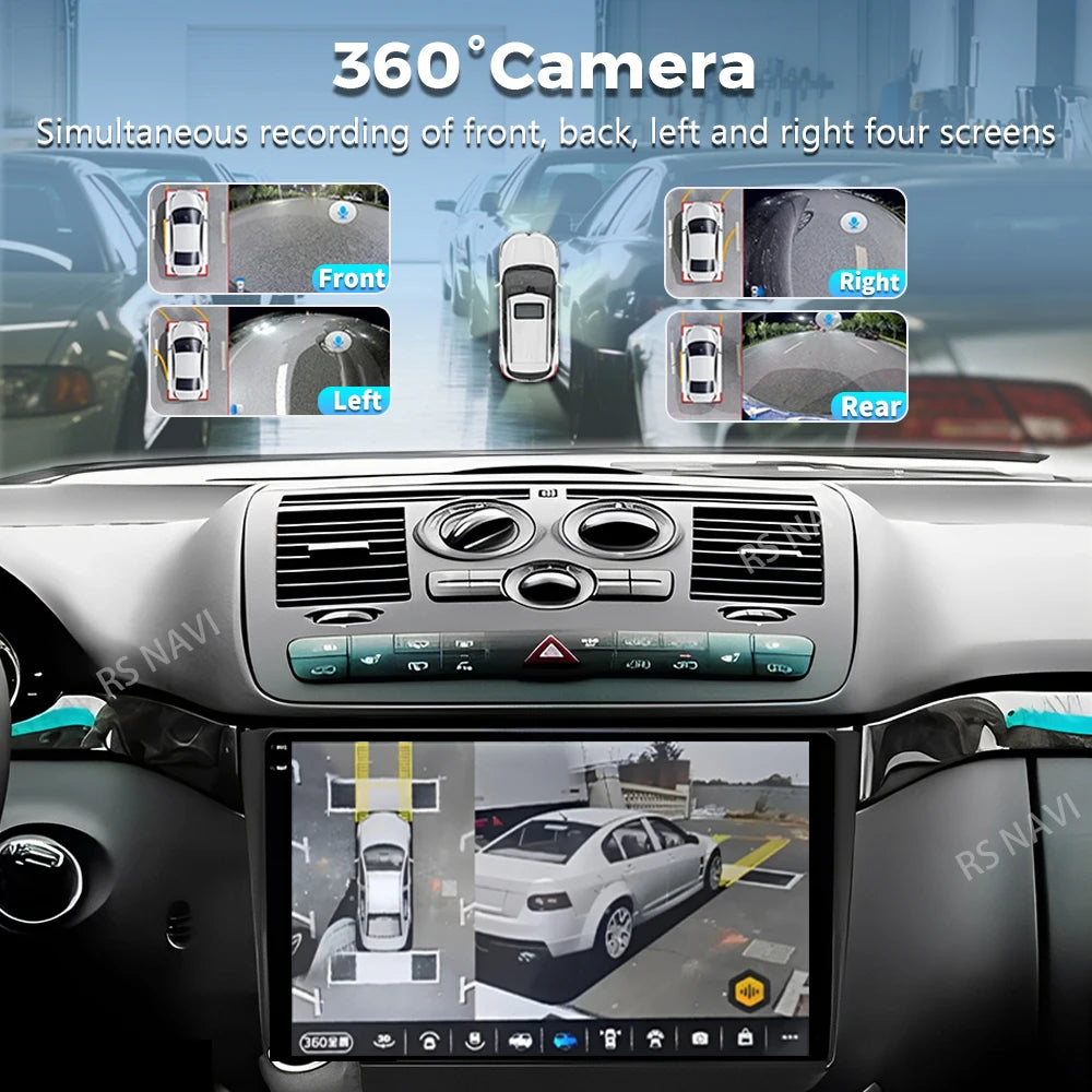Android 16 For Benz Vito 2 Viano 2 W639 2003- 2015 2K QLED Android Car Radio Multimedia Vi