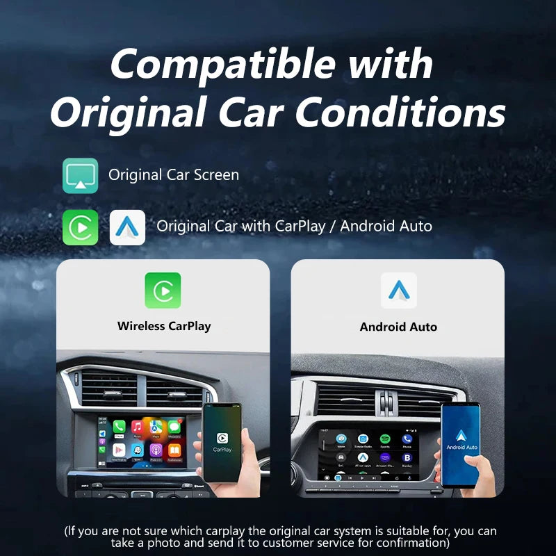 WRWD Wireless Carplay and Android Auto for Peugeot 208 308 508 3008 Citroën C4 DS3 DS4 DS5