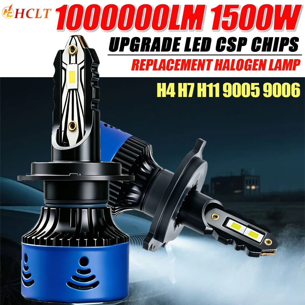 H7 H4 LED Bulb High Power H11 H8 H9 9005 HB3 9006 HB4 Turbo Led Canbus Headlight Upgrade S