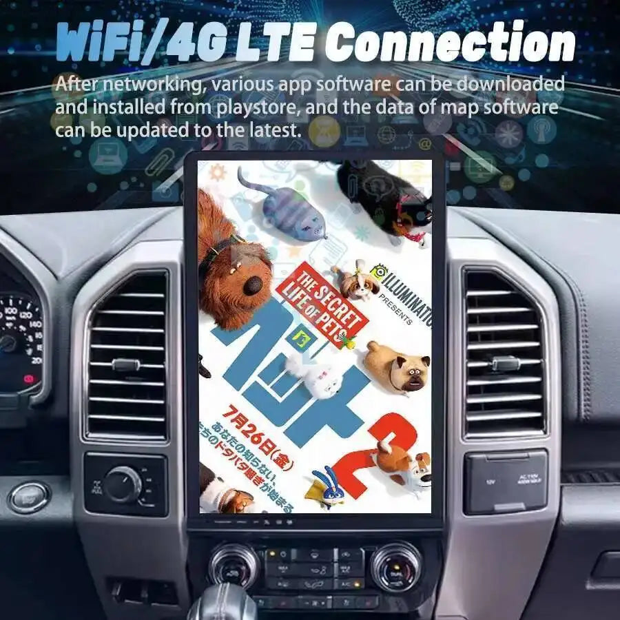 16.8inch For Ford F150 F-150 F250 2015-2021 SYNC 2 SYNC 3 Car Radio Car Multimedia Video P | AUTOKITSHOP