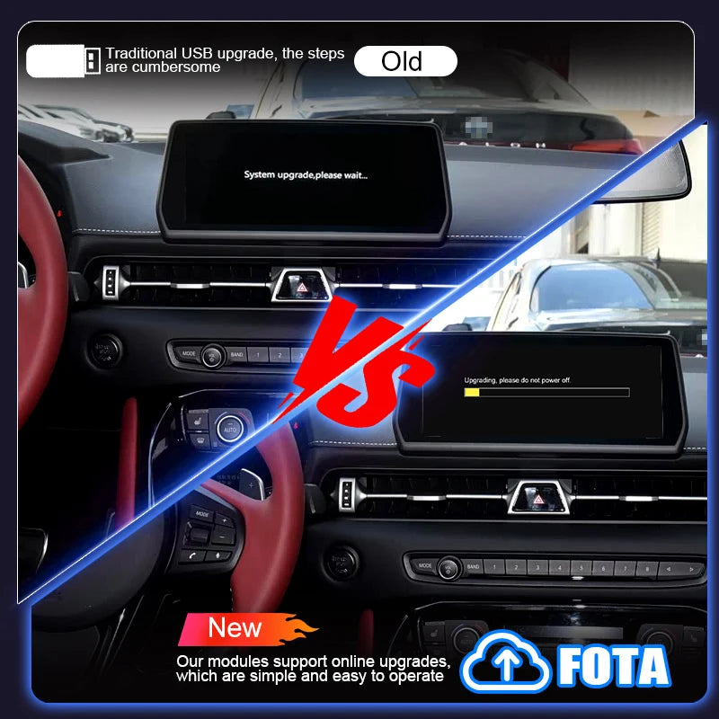 Wireless CarPlay For Toyota Supra 2019-2025 Multimedia Android Auto New UI System Upgrade